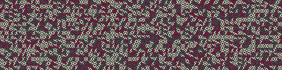 Abstract Geometric Pattern generative computational art illustration