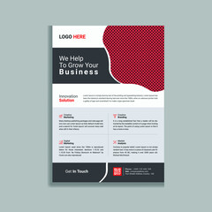 Creative Business Leaflet Template Design