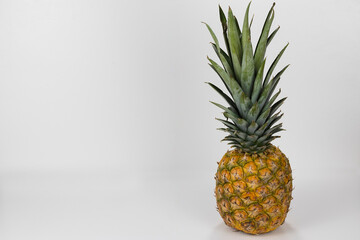 Pineapple fruit concept isolated on white background