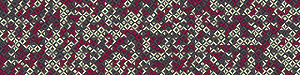 Abstract Geometric Pattern generative computational art illustration