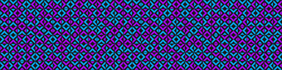 Fototapeta premium Abstract Geometric Pattern generative computational art illustration