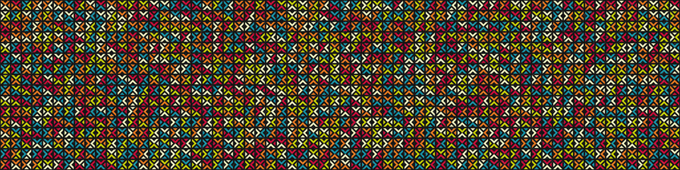 Abstract Geometric Pattern generative computational art illustration