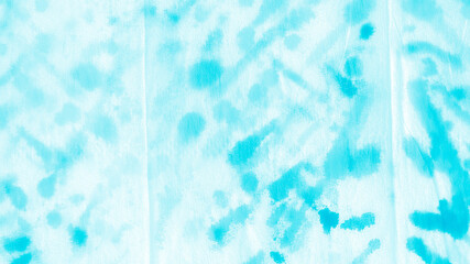 Turquoise and white abstract dirty art. Fragment