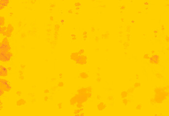Yellow abstract dirty art. Bright yellow stains.