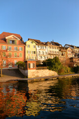 Seepromenade Zug am Zugersee - Schweiz 