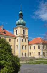 Fototapeta na wymiar Czech castle Dokdy near Mlada Boleslav and Ceska Lipa city.
