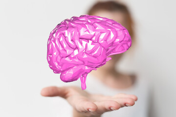 intelligence brain ai digtal 3d artificial intelligence