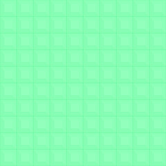 Turquoise squares background. Mosaic tiles pattern. Seamless vector illustration.