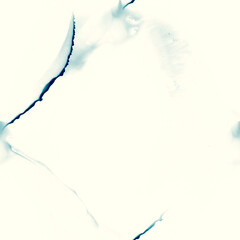 Alcohol blue ink seamless background. Closeup of