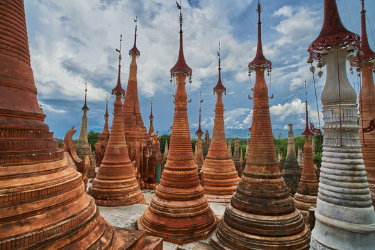 Stupas at Indein Village, Myanmar (Burma)
