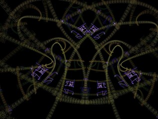 Imaginatory fractal background generated Image