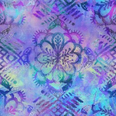 Seamless iridescent rainbow light pattern for print. High quality illustration. Swirly mix of pastel colors resembling holographic foil. Fantasy spectrum mermaid fantastical pattern for print.