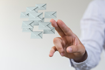 Email Inbox Electronic Communication Graphics Concept