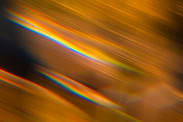 Abstract blurred yellow lights