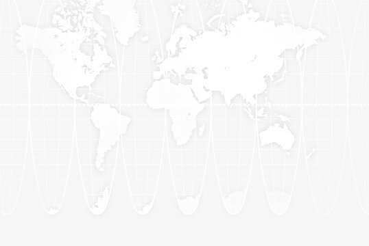 White world map