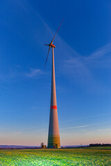 Windrad in Nidderau im hessischen Main-Kinzig-Kreis