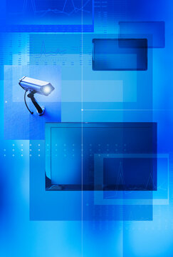 Surveillance camera and monitors