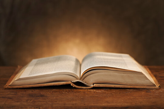 Close-up of open book
