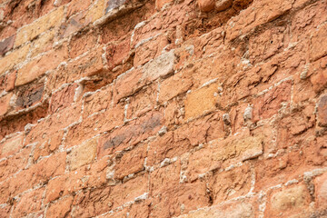 Wall with clay brick