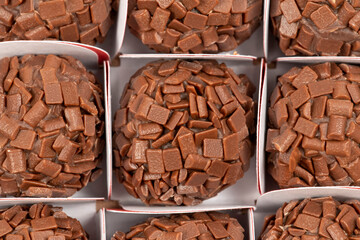 Brazilian traditional sweet “Brigadeiro`