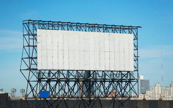 Blank billboard