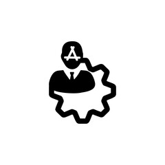 Human technician icon