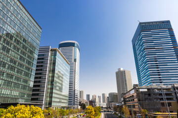 Obraz premium (東京都ｰ都市風景)豊洲の都市風景１