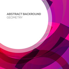 Abstract lines background concept purple vector