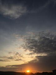 The clouds.... like in the films...