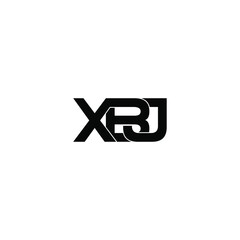 Obraz premium xbj letter original monogram logo design