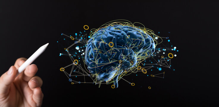 information intelligence brain ai digtal 3d artificial intelligence
