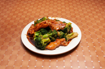 Sweet and Sour Chicken with Broccoli