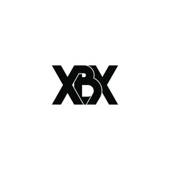 xbx letter original monogram logo design