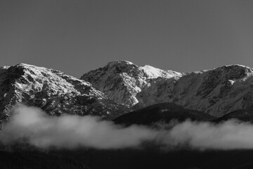 Obraz premium snow covered mountains