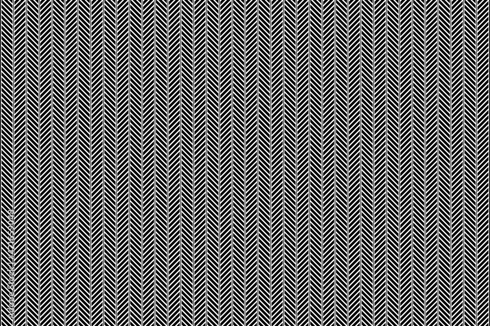 Poster repeat of geometric pattern. design sloping lines of white on black background. design print for ill