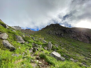 山の上から見た世界