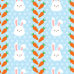 Seamless easter pattern background vector illustration easter day concept