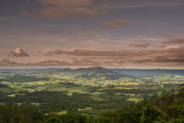 Fototapeta premium sunset in the mountains