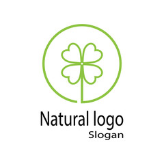 Leaf icon Vector Illustration design Logo template