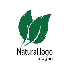 Leaf icon Vector Illustration design Logo template