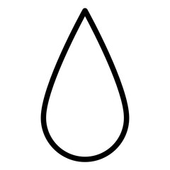 Water drop icon design basic line style
