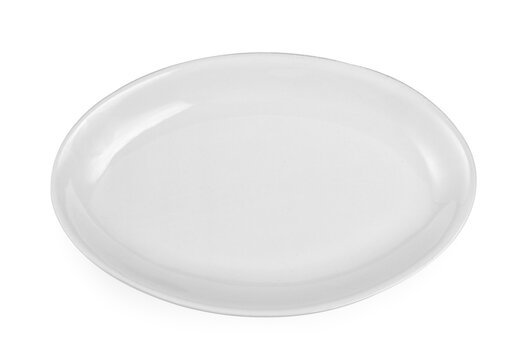 white plate isolated on white background