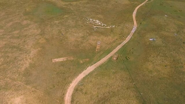 UAV aerial photos of Ulan hada Volcano Park