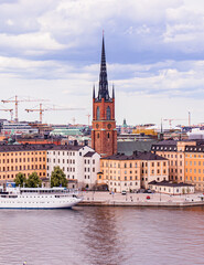 Obraz premium View of the Stockholm city