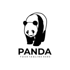 Panda Logo design vector illustration