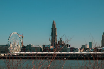Antwerp across the river