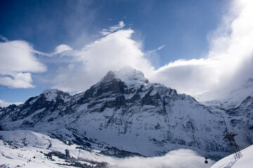 Fototapeta na wymiar First, Grindelwald, Switzerland