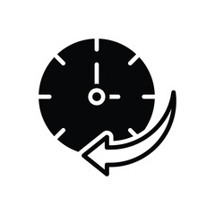 Black solid icon for ago