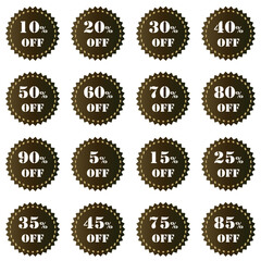 sale discount icon vector illustration