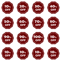 sale discount icon vector illustration